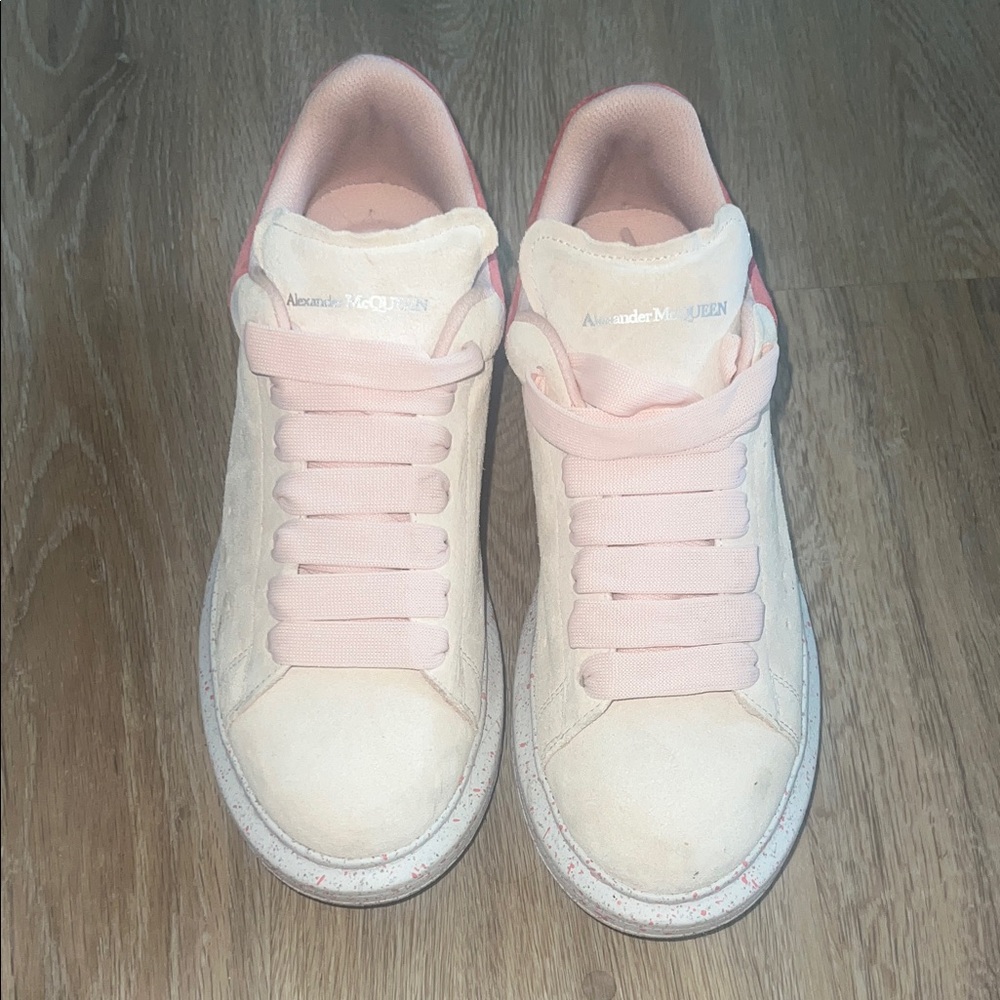 Alexander McQueen Blush Pink Sneakers